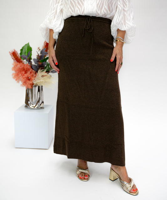 Cocoa Knit Maxi Skirt